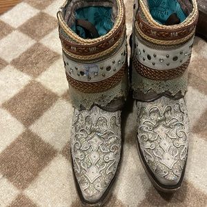 Corral sequin booties